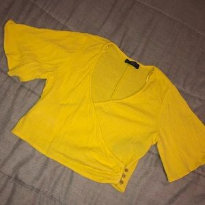 Yellow Zara Shirt